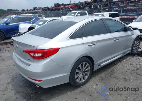 2017 Hyundai Sonata Sport из США, поврежденный, VIN 5NPE34AF4HH580374